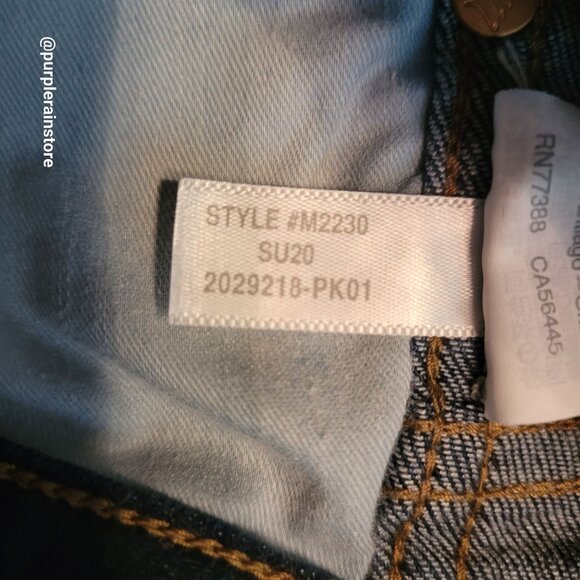 Madewell Jeans 27 Skinny 10" High Rise M2230 Dark Wash Tummy Control Stretch - Picture 7 of 13